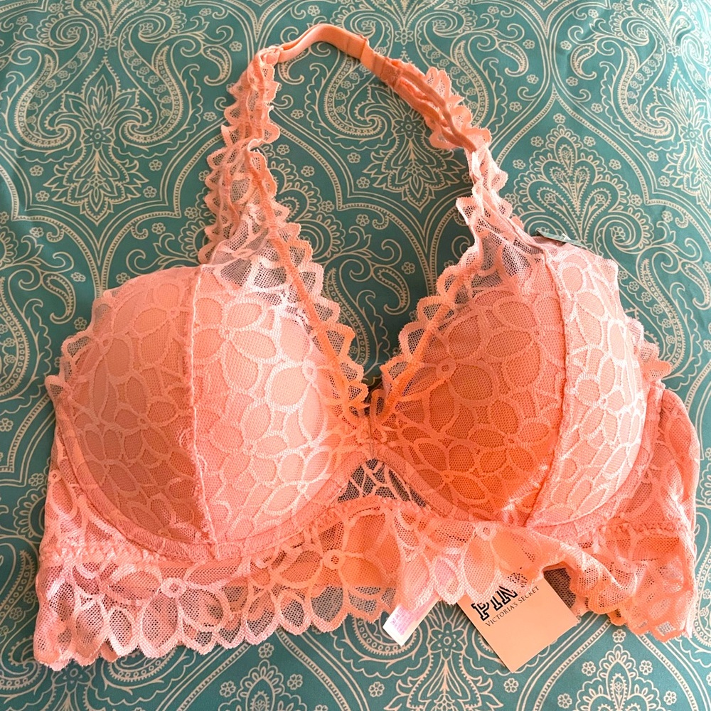 Victoria’s Secret Pink/ Peach Halter Bra/size L